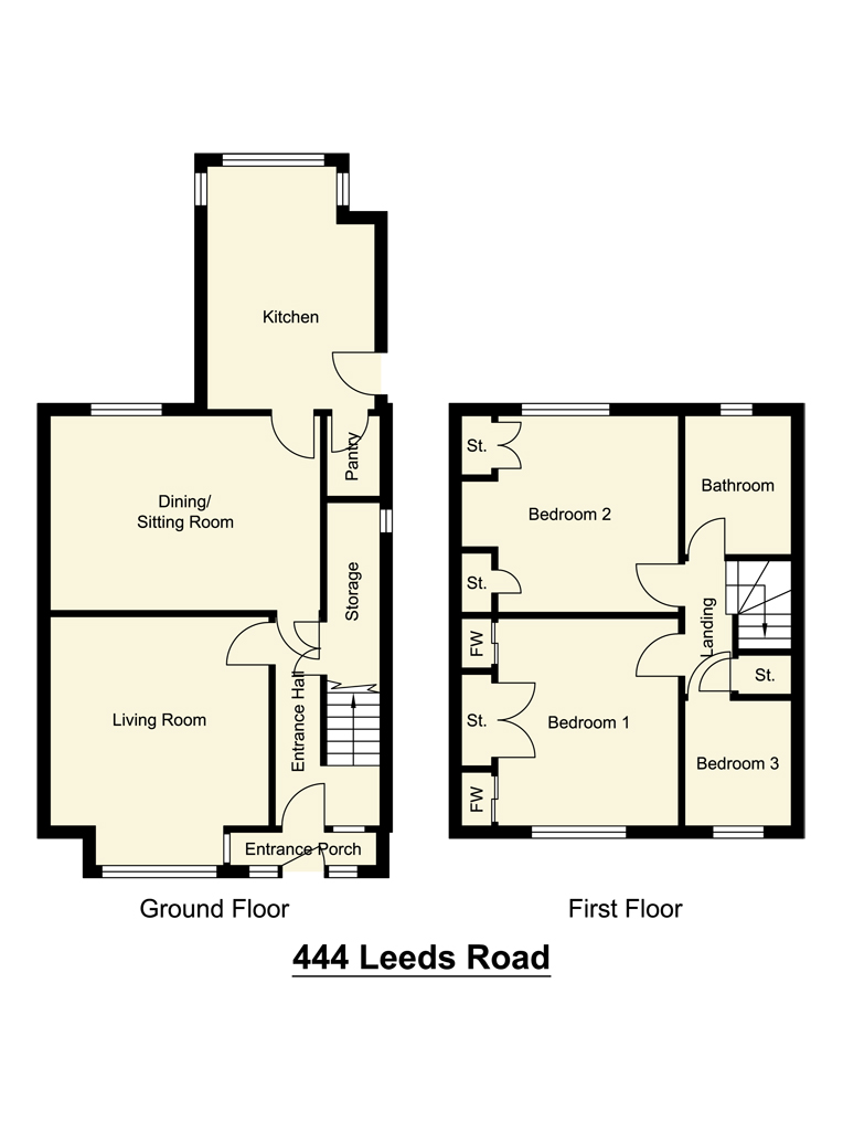 3 Bedrooms Semi-detached house for sale in Leeds Road, Dewsbury, West Yorkshire WF12