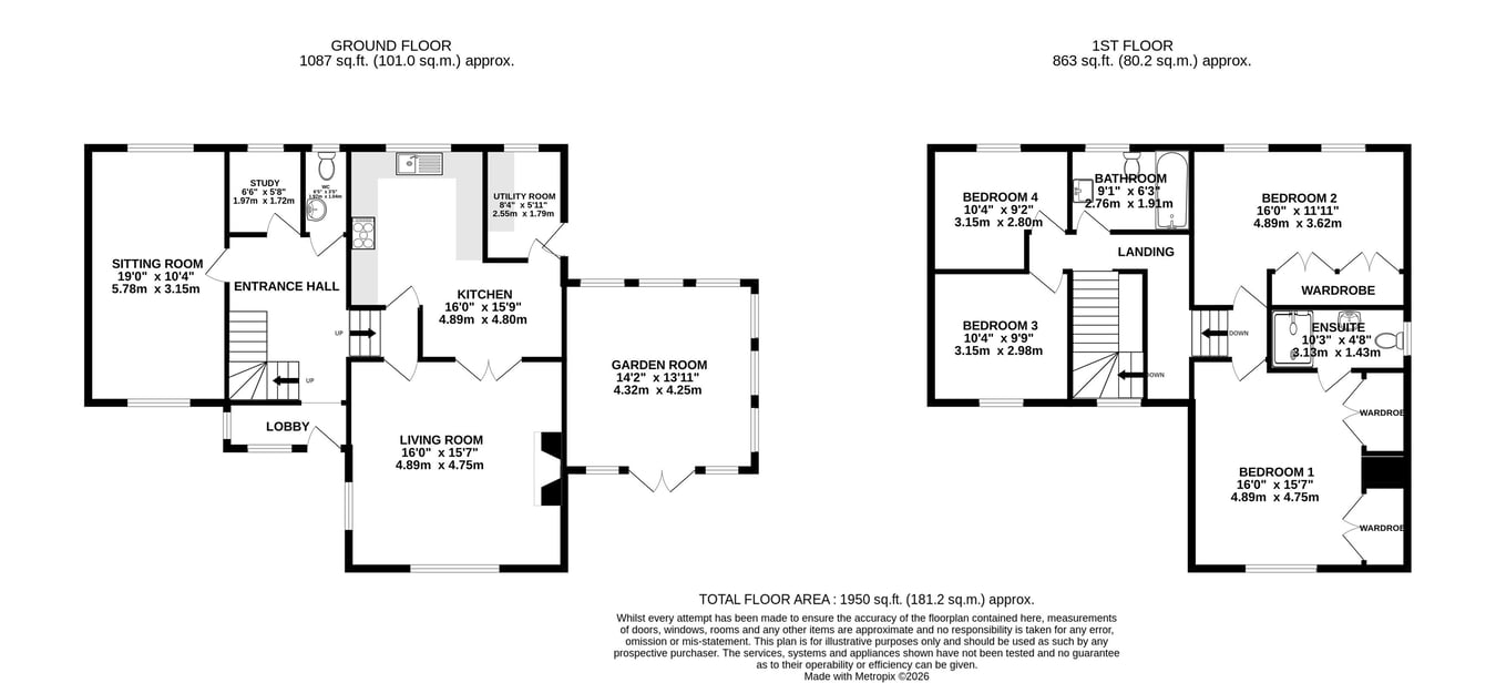 Dan Y Capel, Miners Row, Abergavenny floorplan
