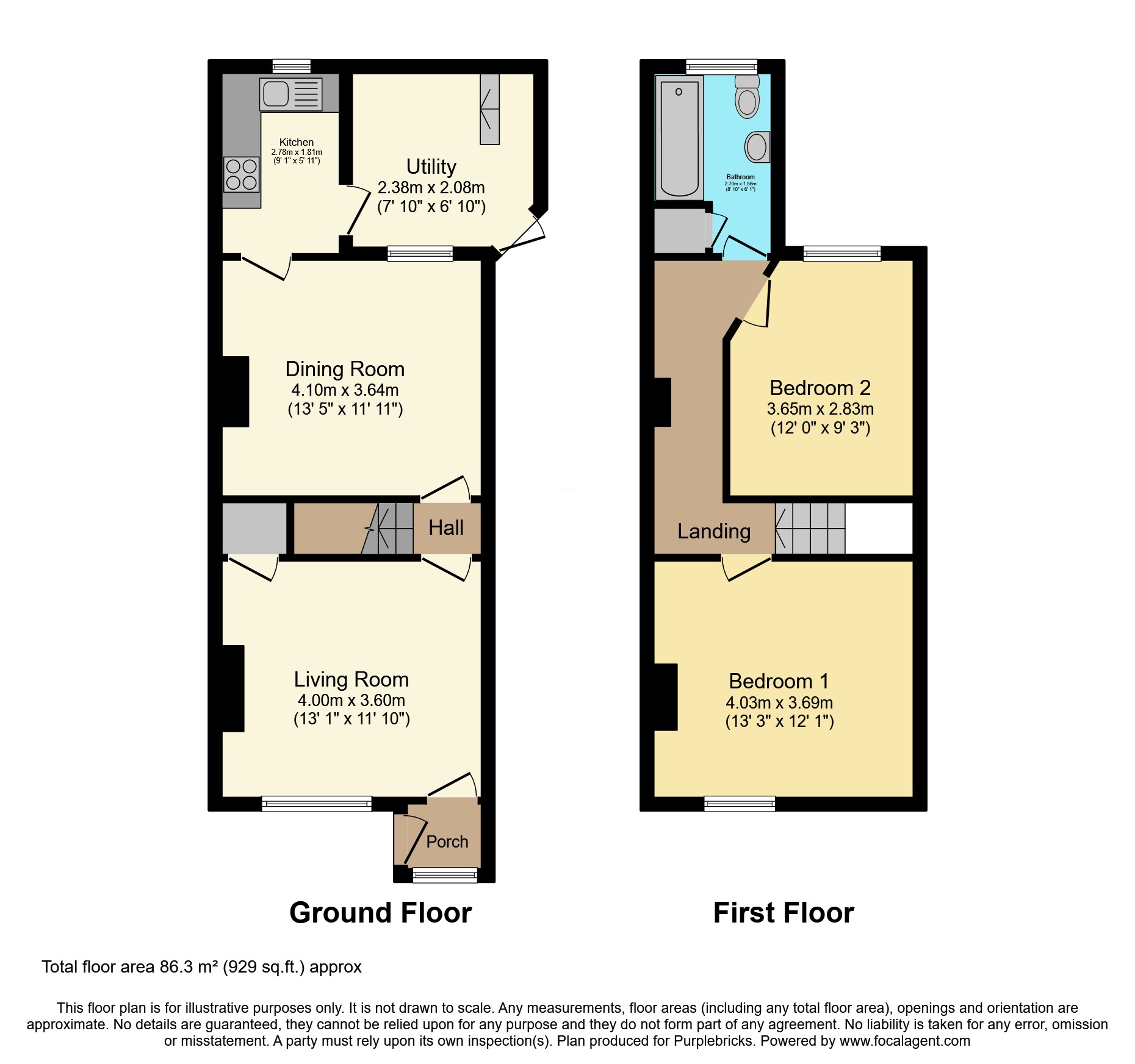 4, Hollingwood View, Sheffield floorplan