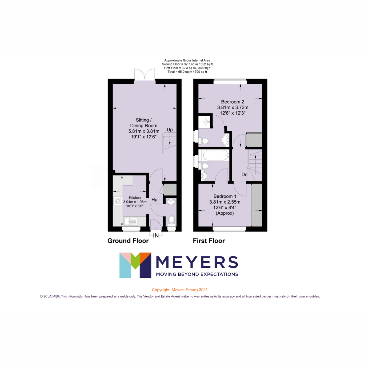 32, Hillmeadow, Verwood floorplan