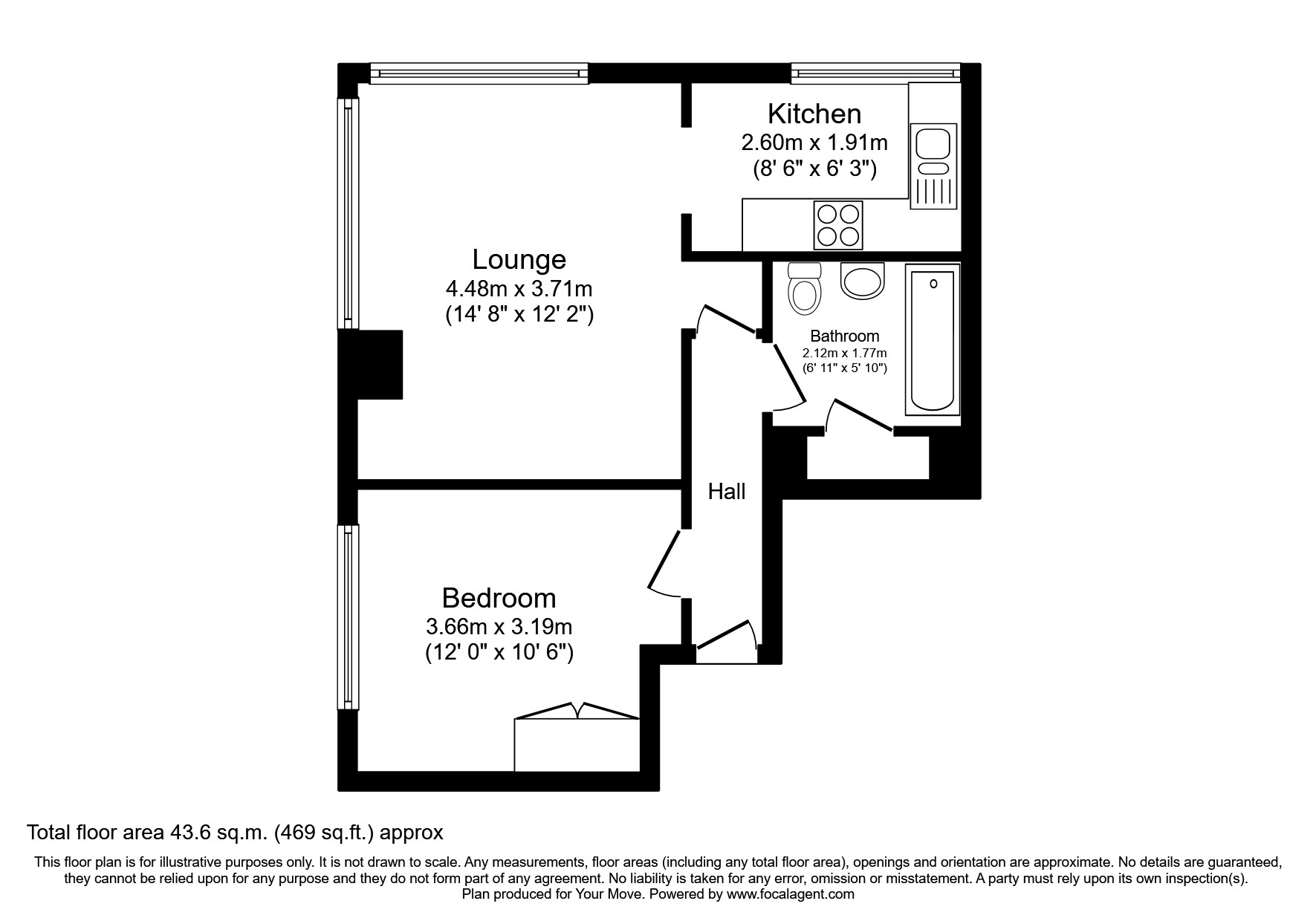 Lethbridge Court, Courtenay Park Road, Newton Abbot, Devon TQ12, 1