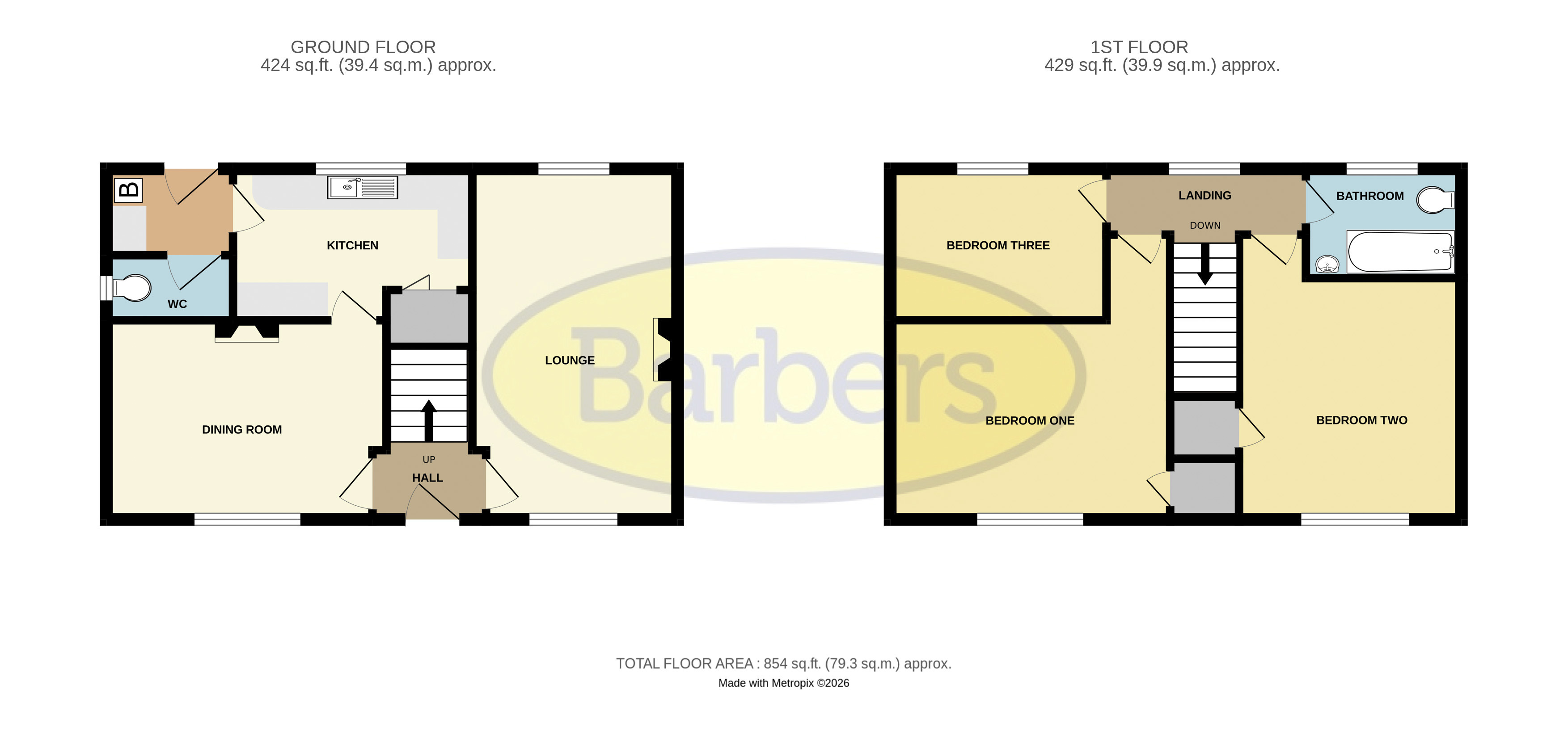 7, Booley Road, Shrewsbury floorplan
