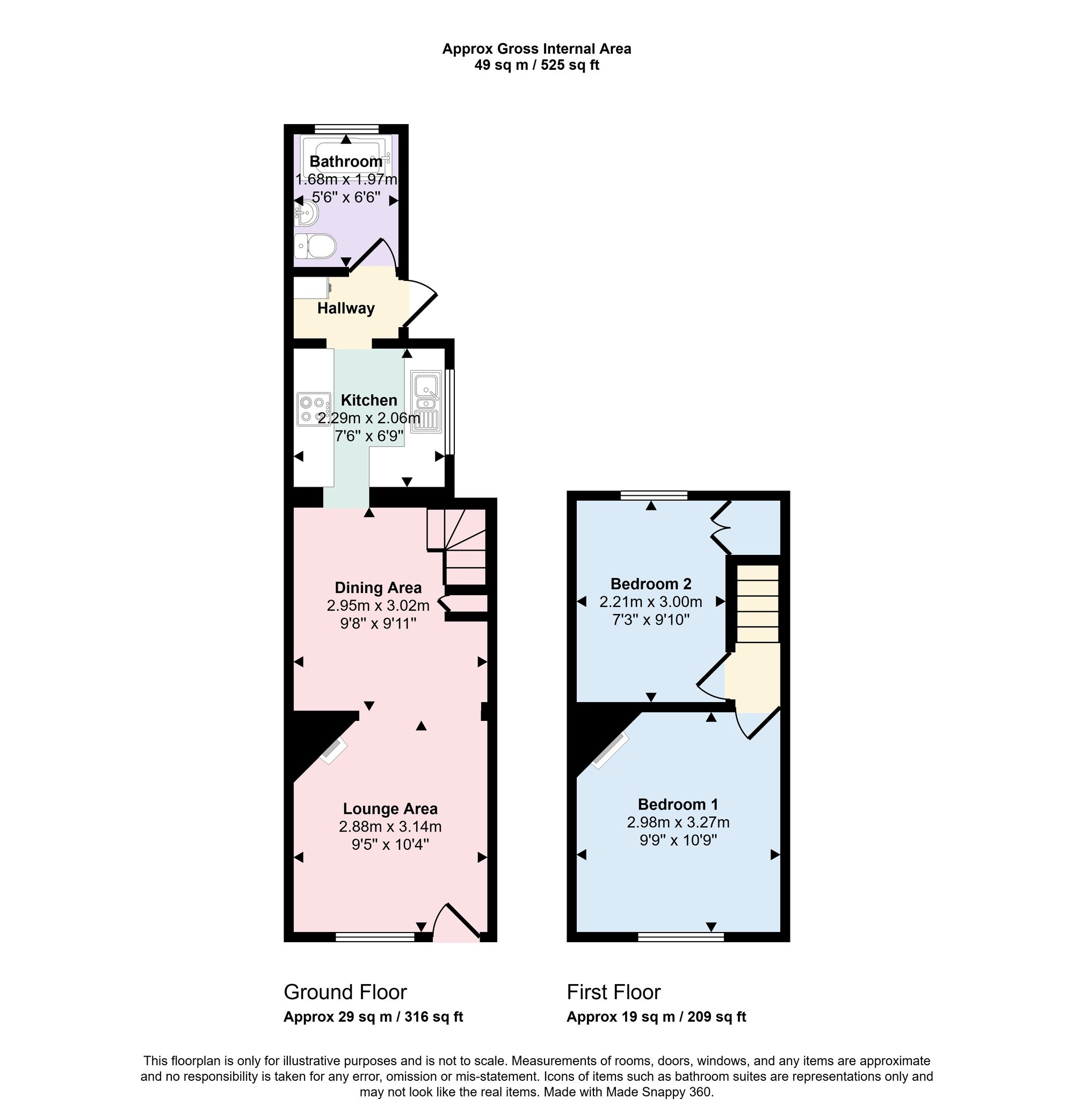 13 Albert Road, Southampton floorplan