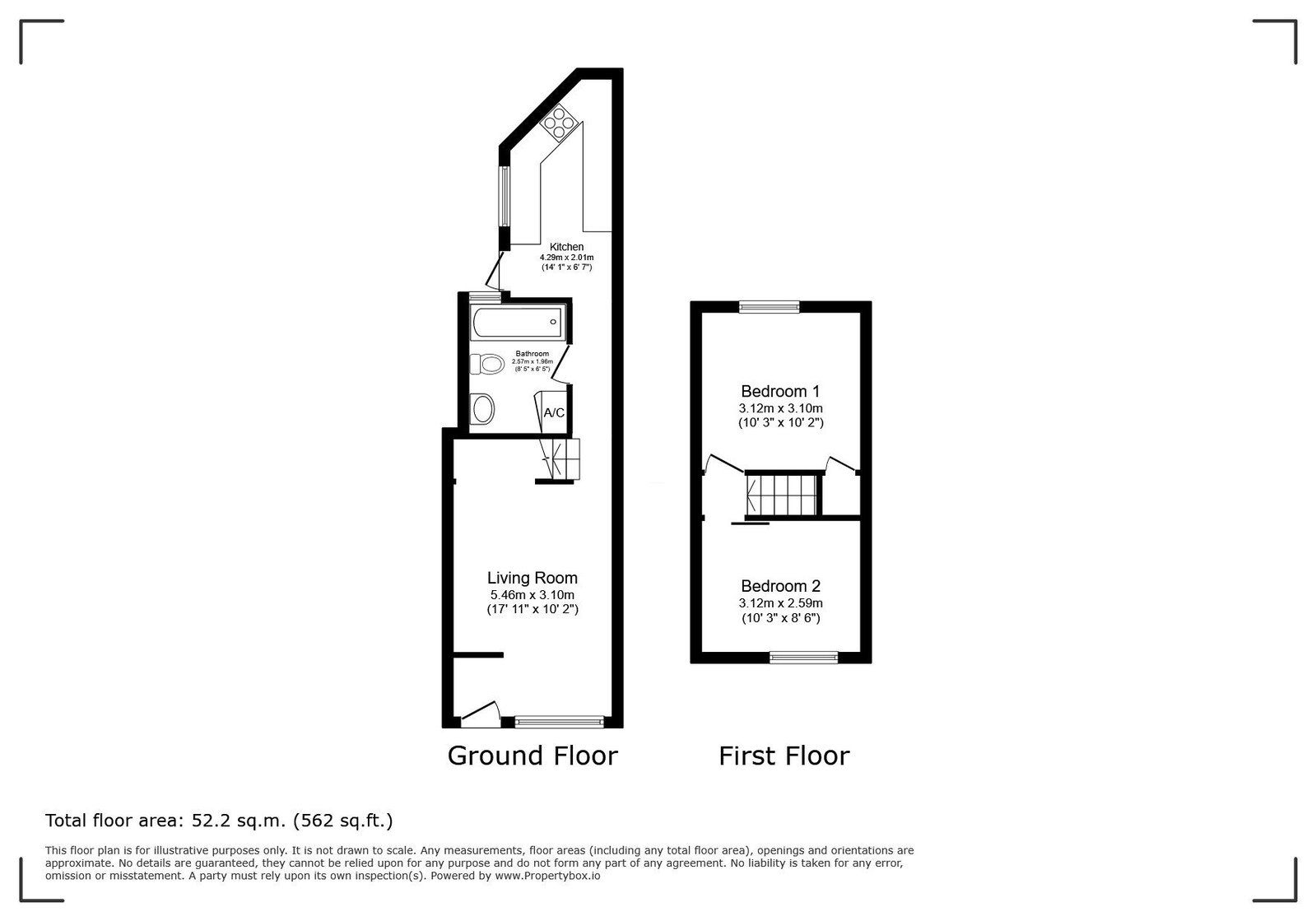 31, Trafalgar Road, Horsham floorplan