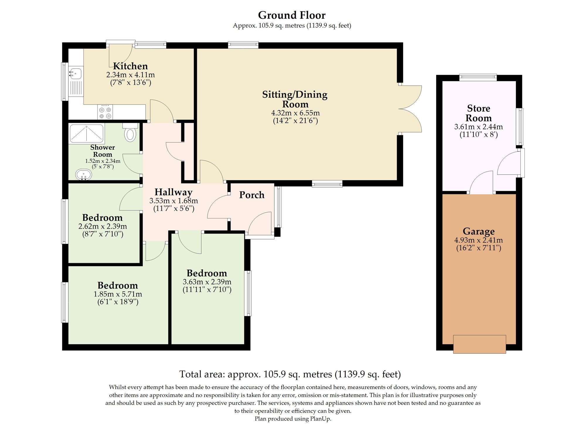 16 Hillcrest, Norwich floorplan