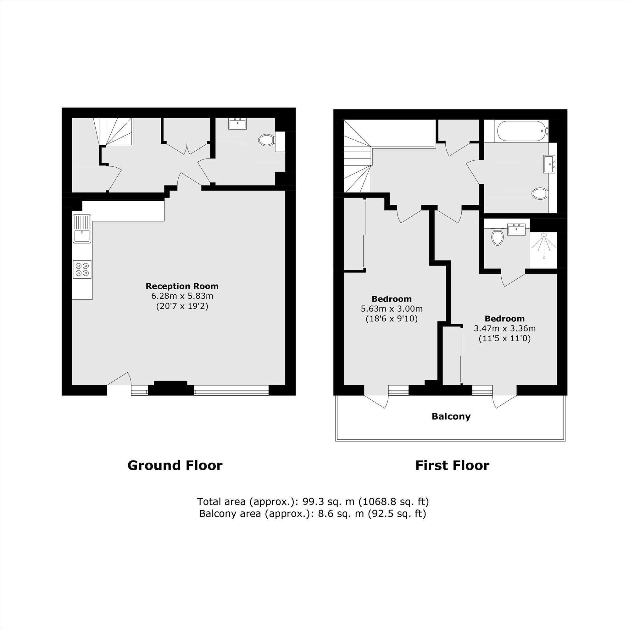 24, Valley Road, London floorplan