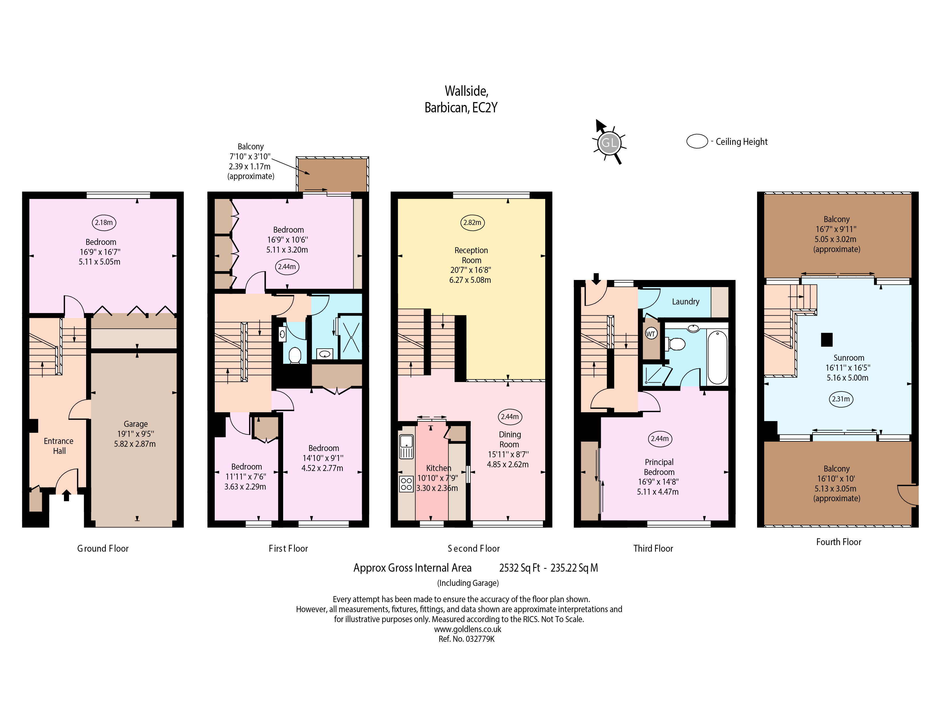 4, Wallside, London floorplan