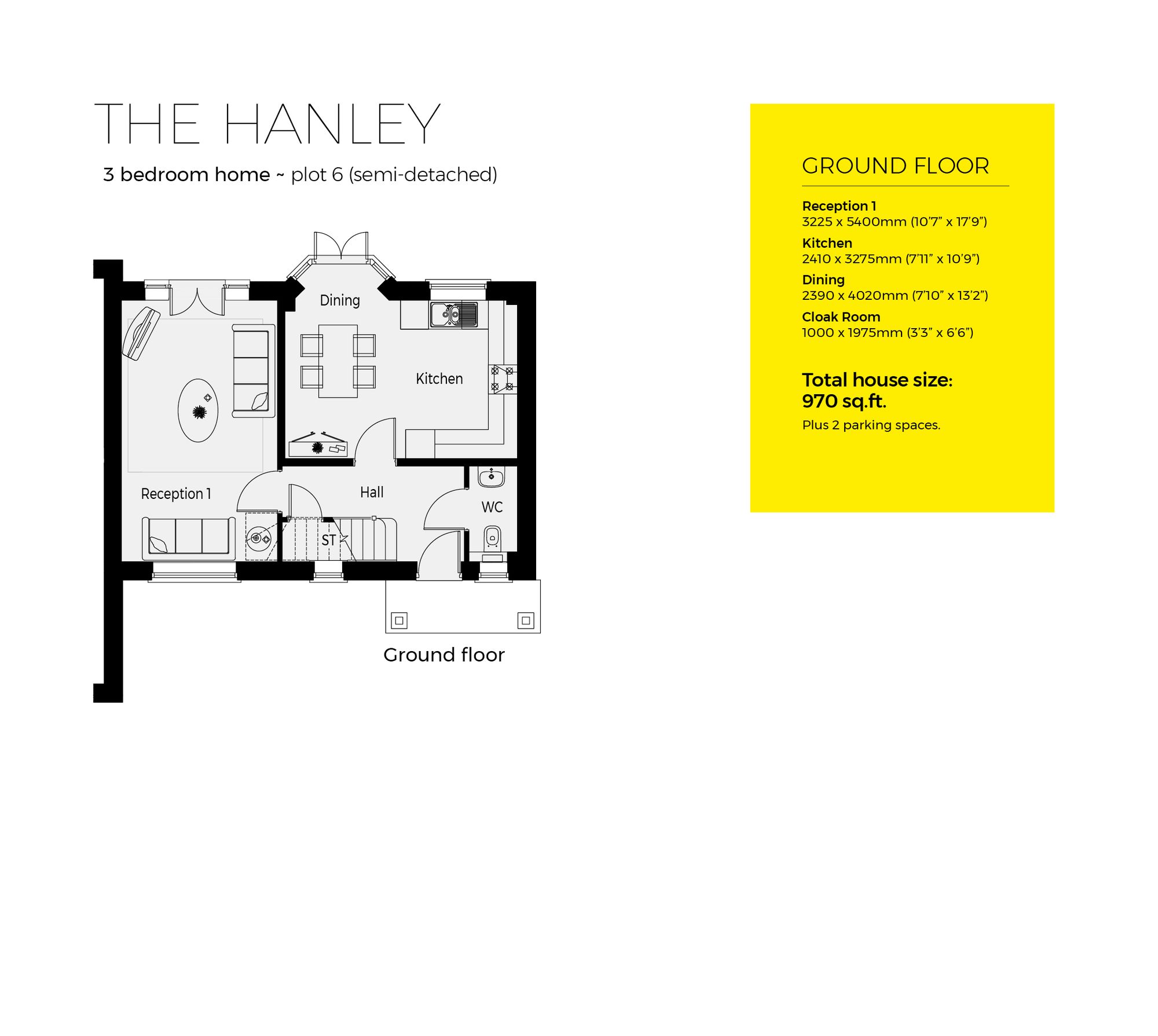 The Hanley, Severn Meadows, Worcester floorplan