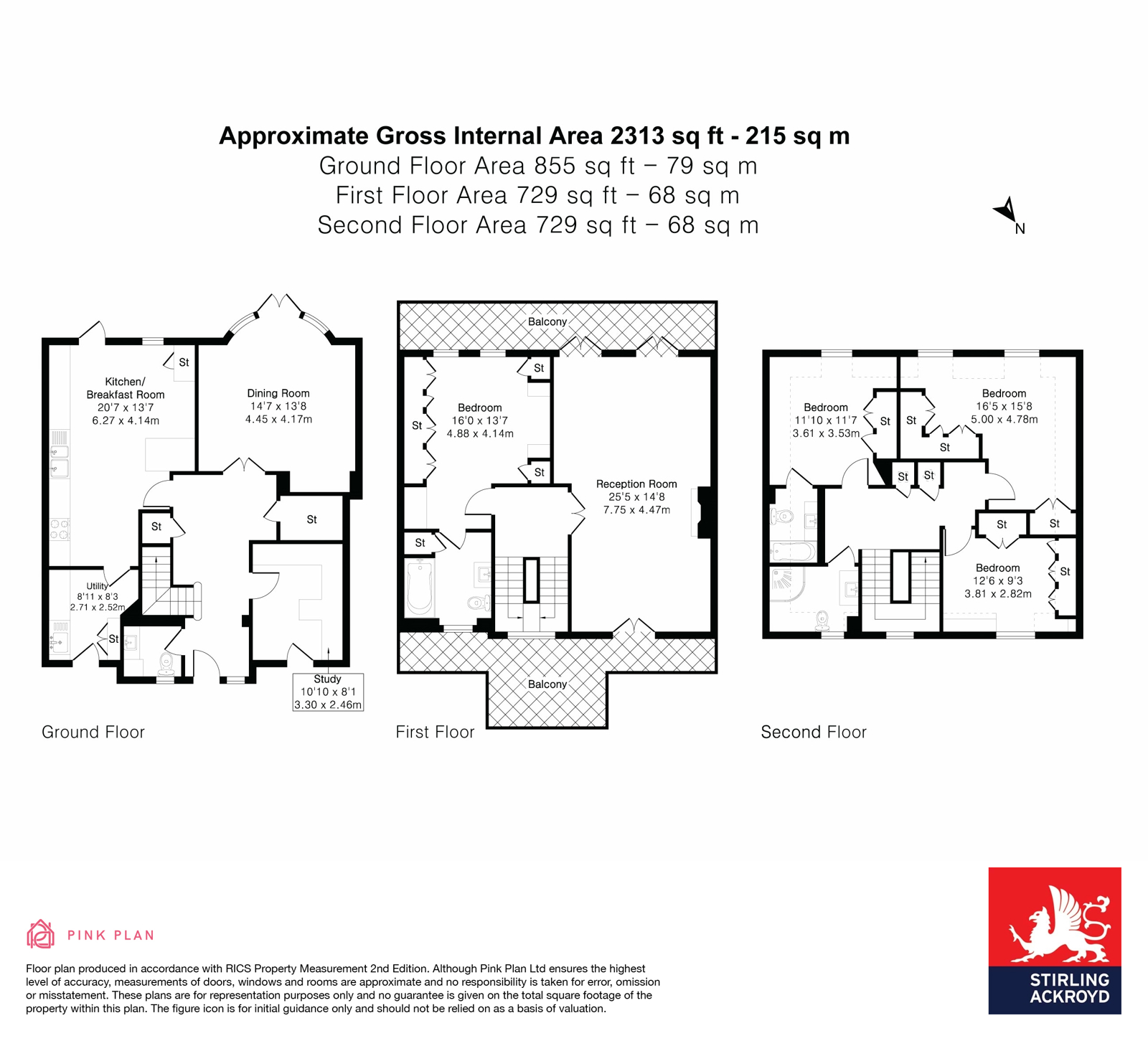 2 The Dell,, Bishopsgate Road, Egham floorplan