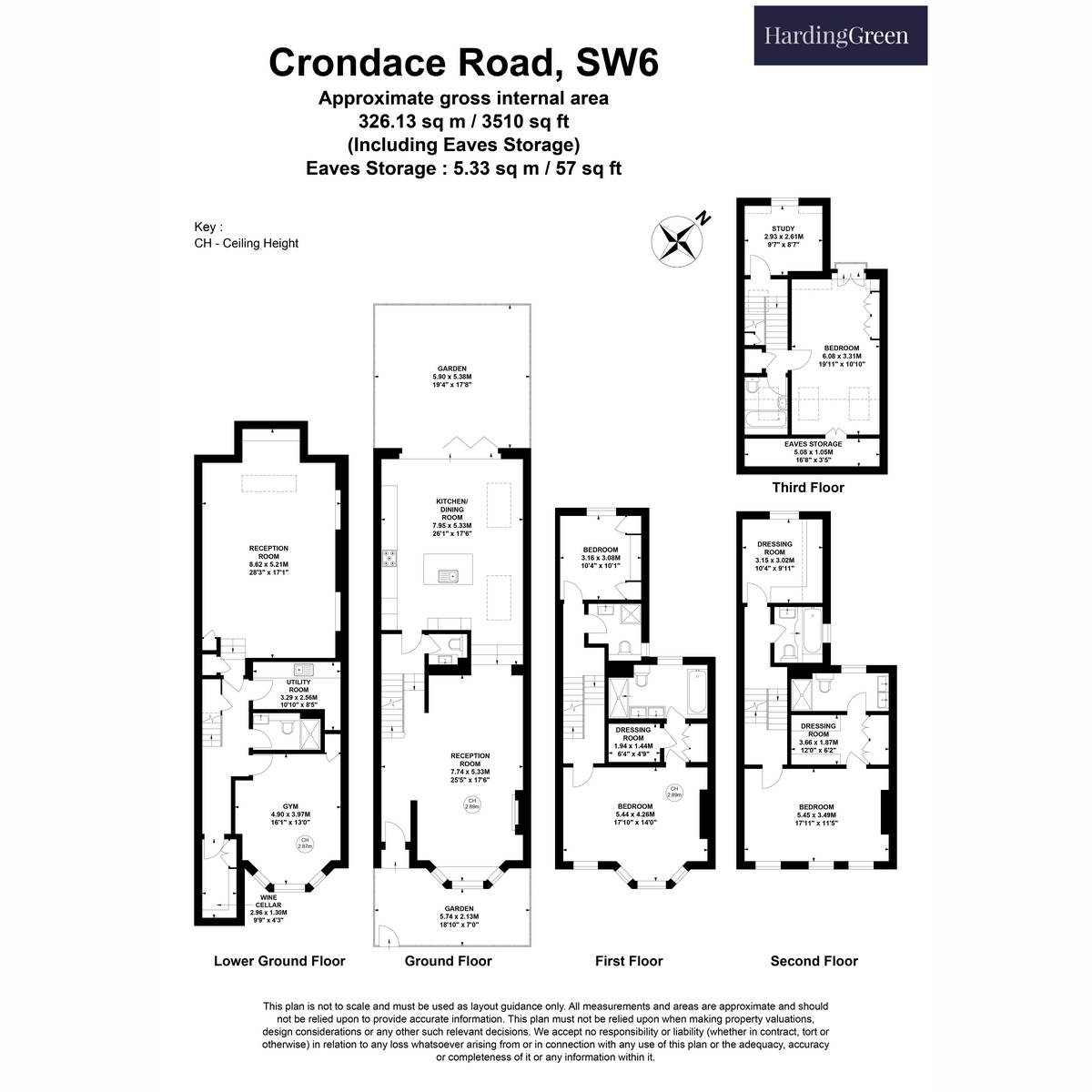 Crondace Road, London floorplan