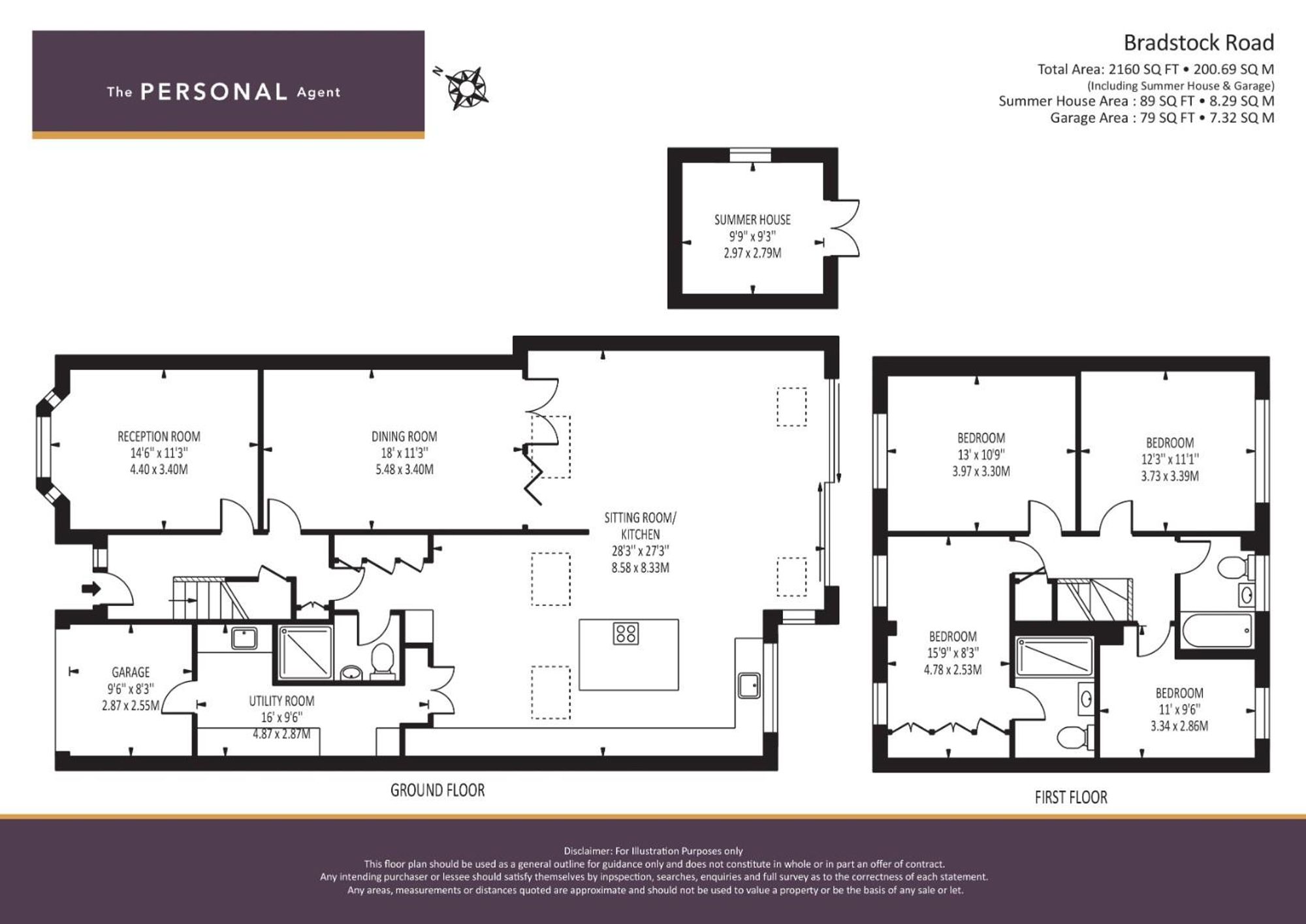 8, Bradstock Road, Stoneleigh floorplan