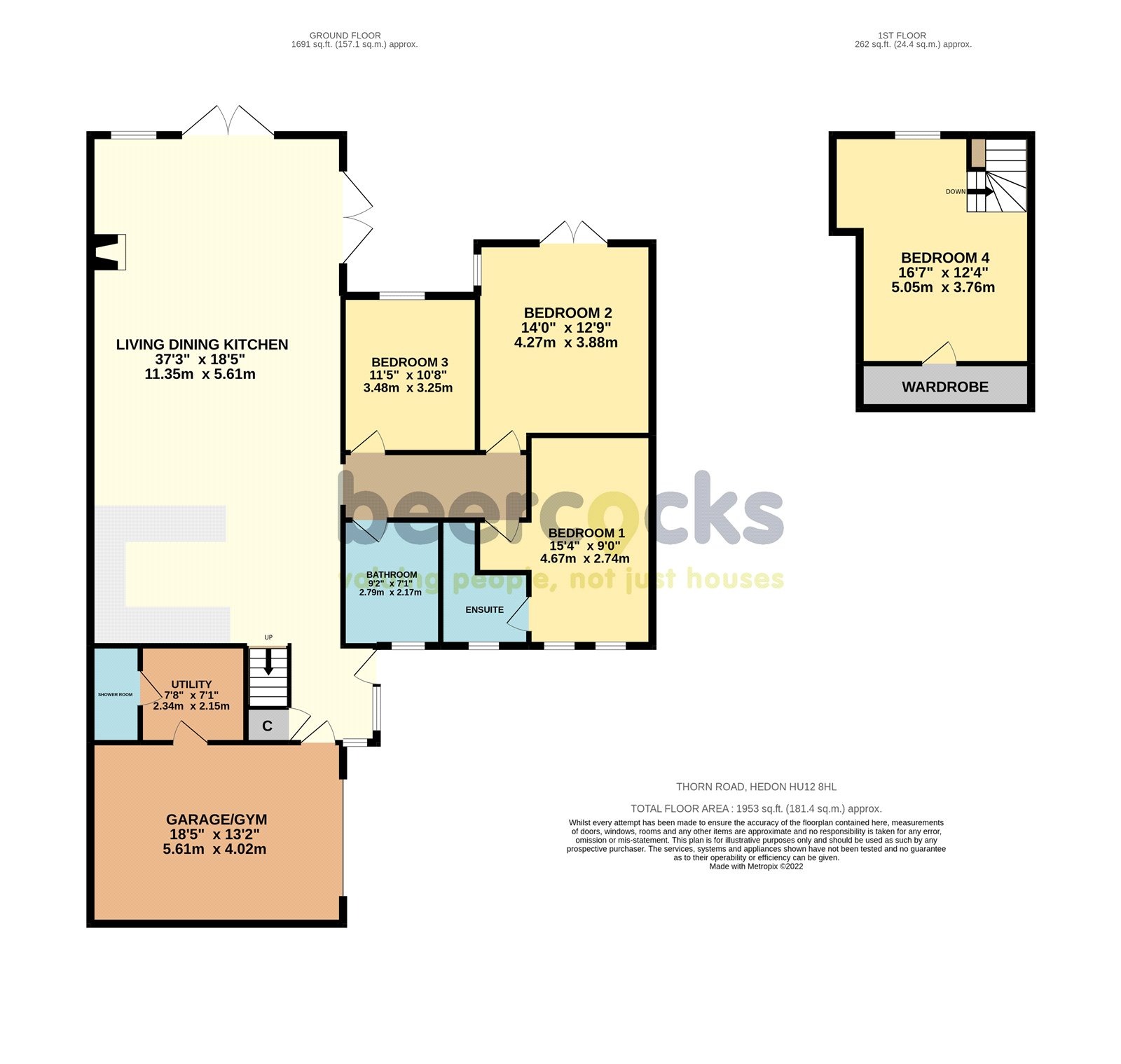 Thorn Road, Hedon, Hull, East Riding Of Yorkshire HU12, 4 bedroom