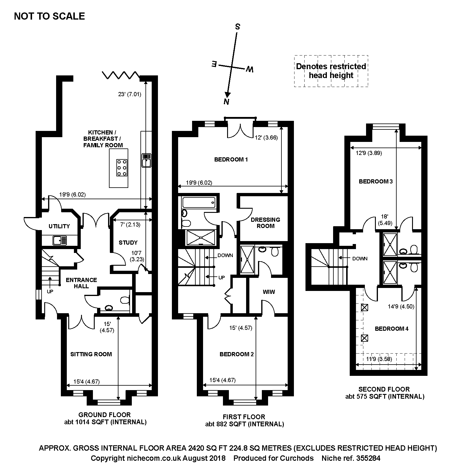 4 Bedrooms Semi-detached house for sale in Queens Road, Hersham, Walton-On-Thames KT12