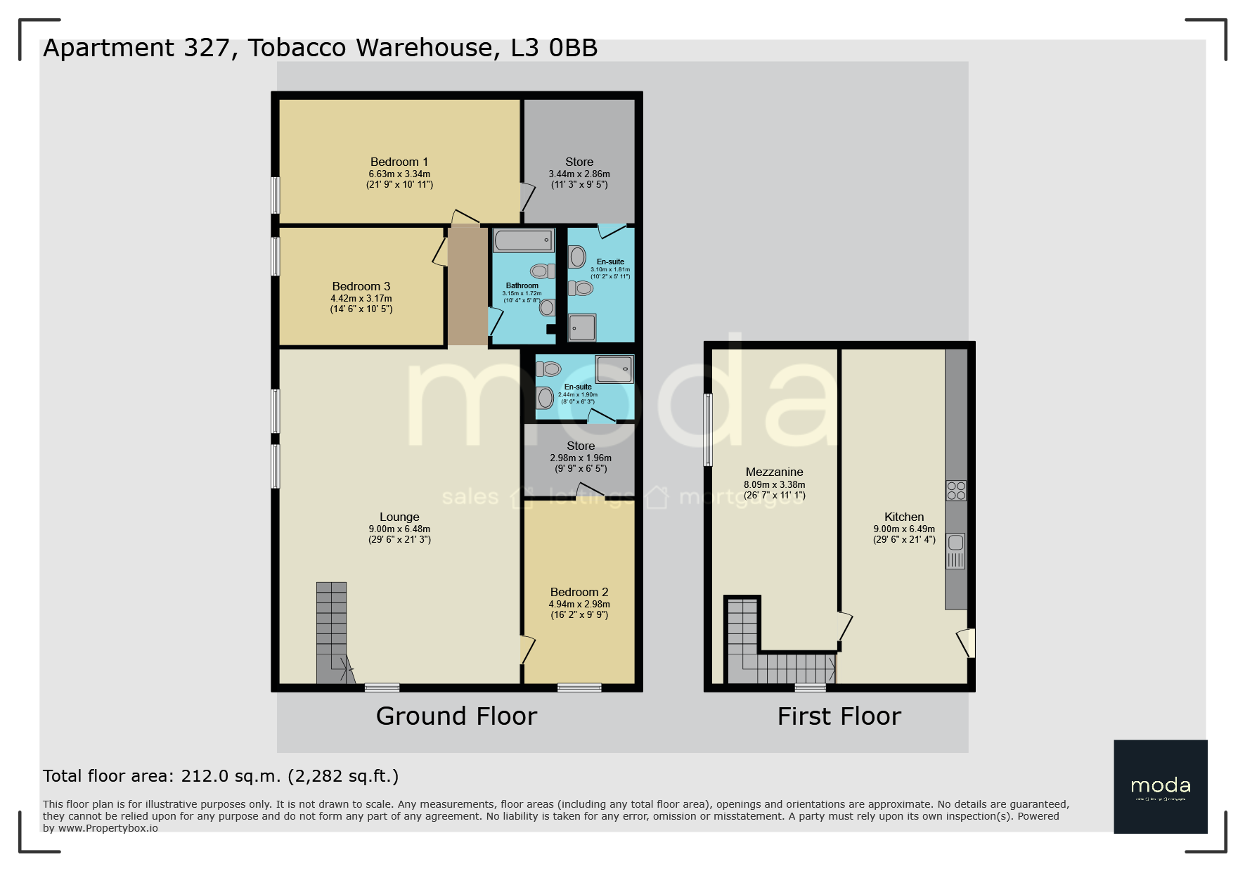 327 / Tobacco Warehouse, Regent Road, Liverpool floorplan