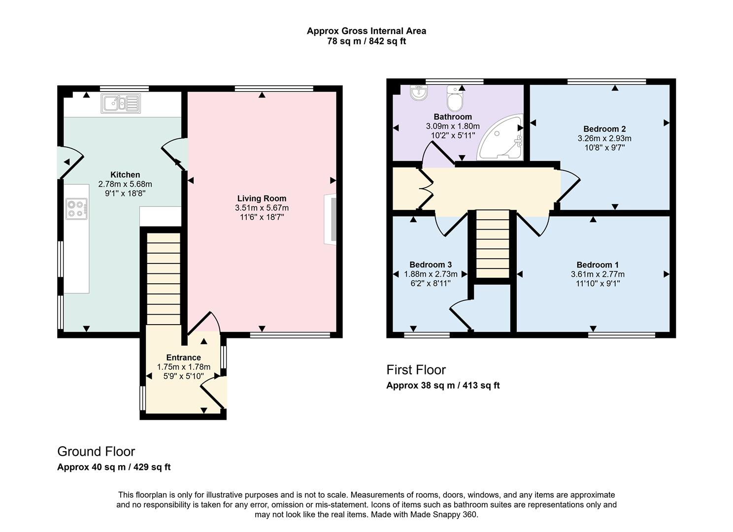 1, Hindburn Close, Whitefield floorplan