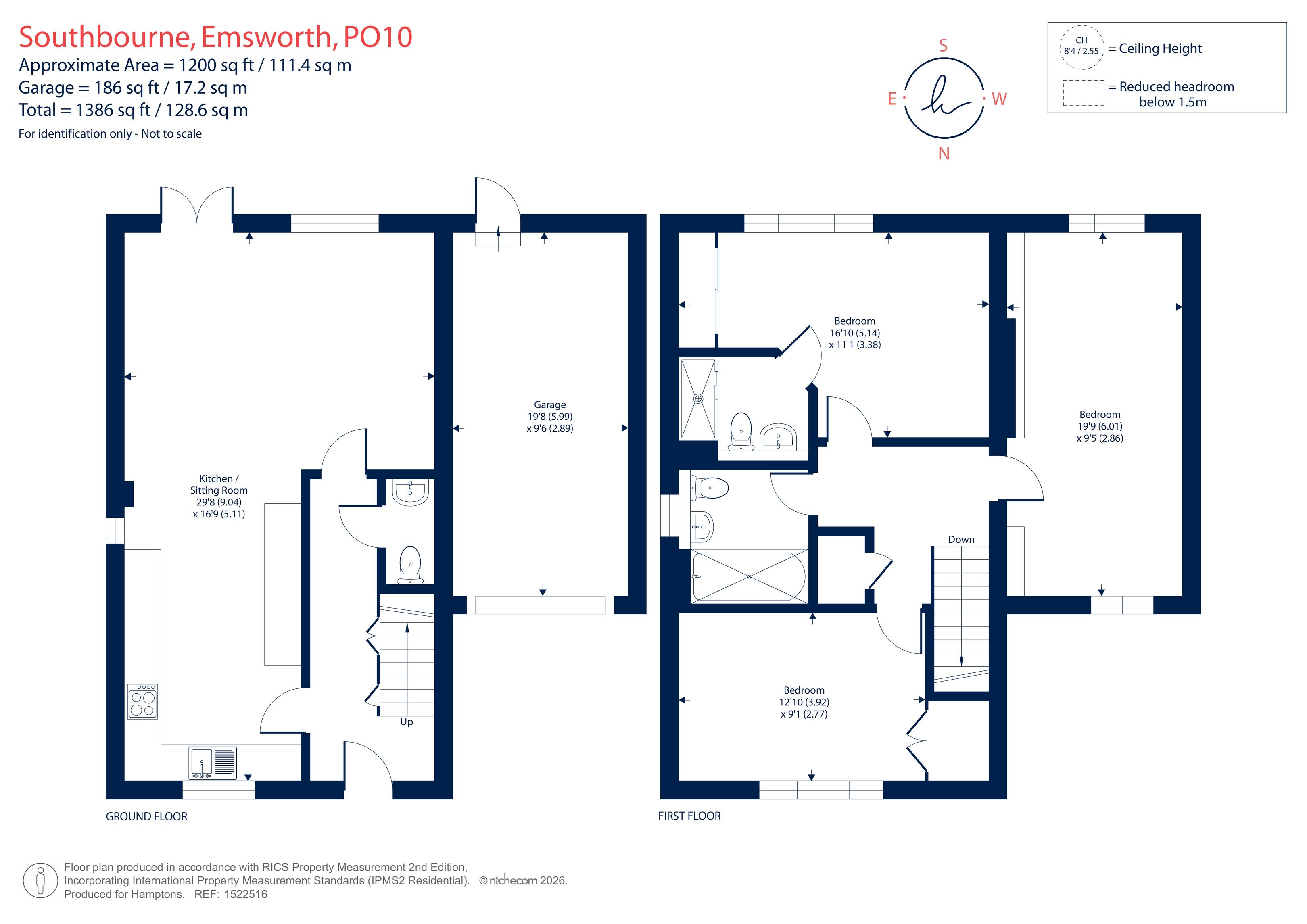 43, Priors Orchard, Emsworth floorplan