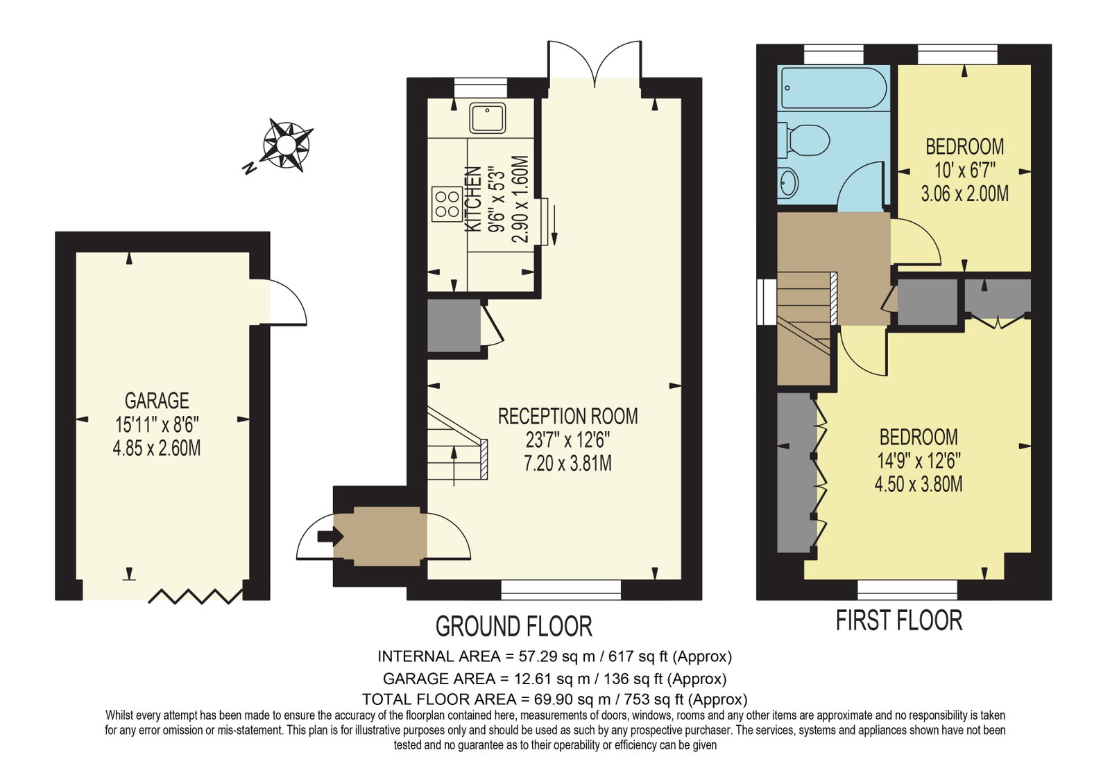 11, Hunting Gate Drive, Chessington floorplan