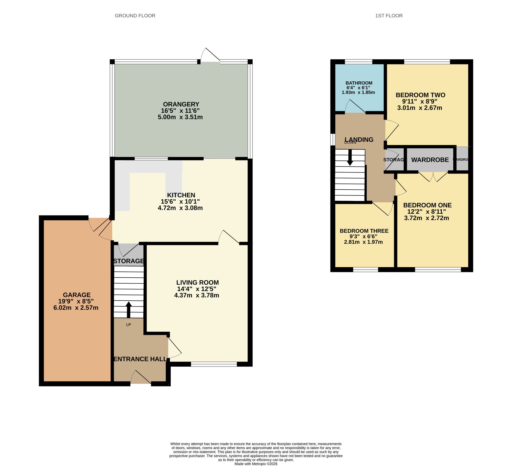5 Hazelborough Close, Warrington floorplan