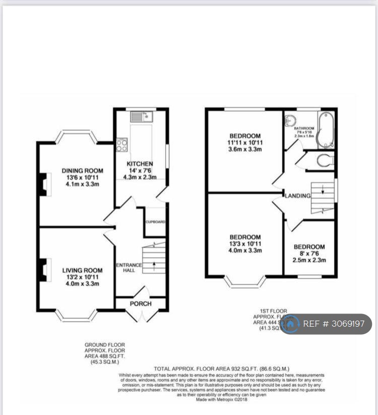 Wynndale Drive, Sherwood, Nottingham floorplan
