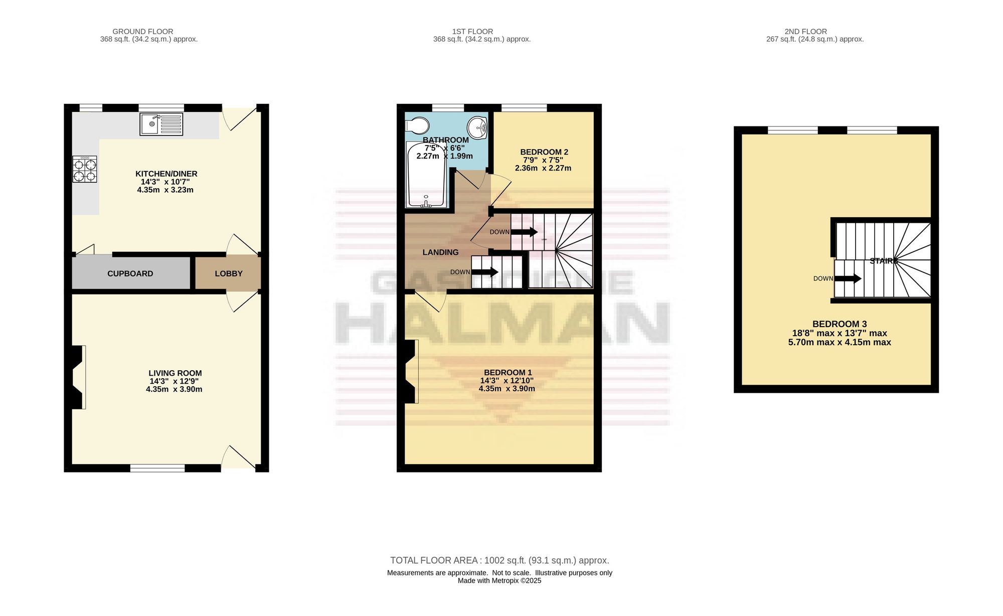 186 Low Leighton Road, High Peak floorplan