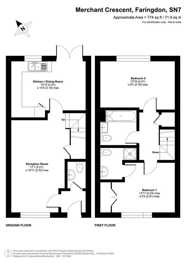 34, Merchant Crescent, Faringdon floorplan
