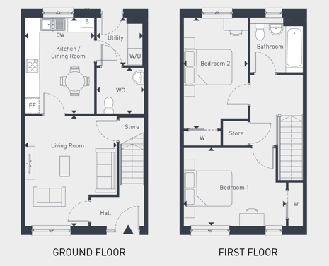 Plot 238 The Fern,, Meadows Reach, Armadale floorplan