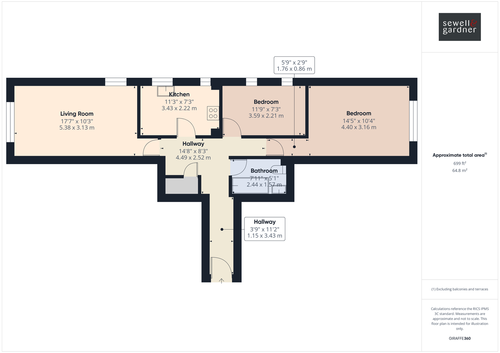 8 St Christopher's Court, Chorleywood, Hertfordshire floorplan