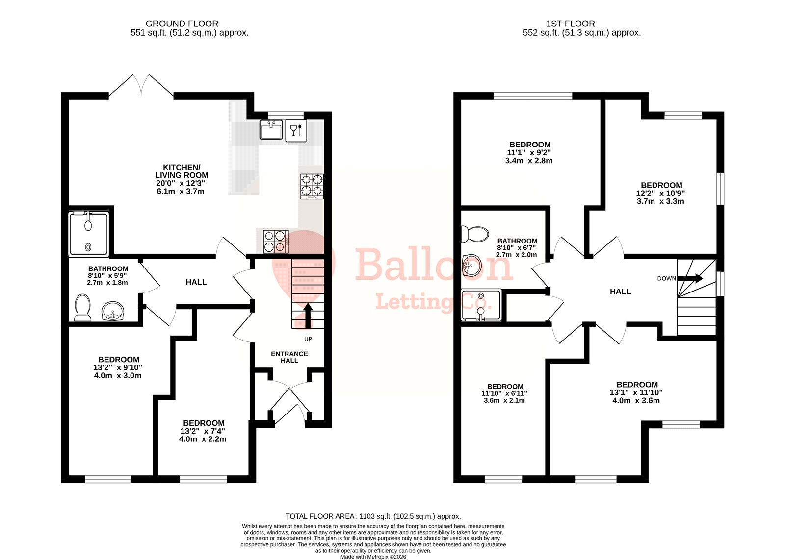 Filton Avenue, Bristol floorplan