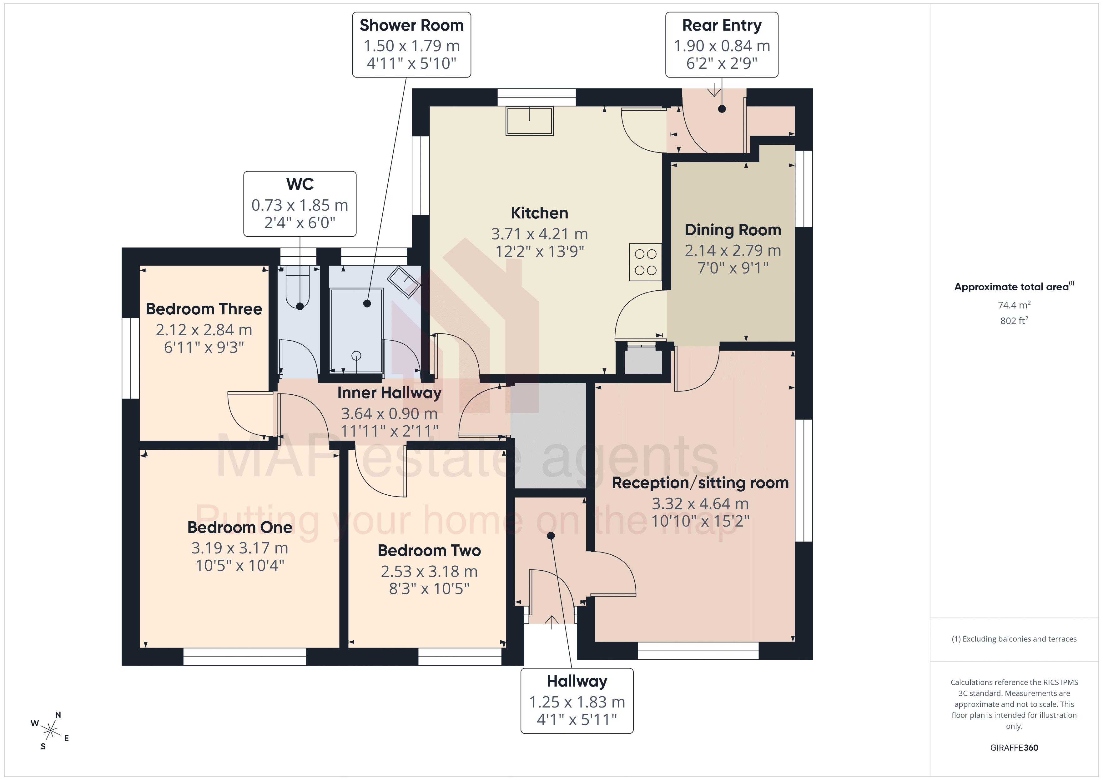 Thrifts, Aldreath Road, Penzance floorplan