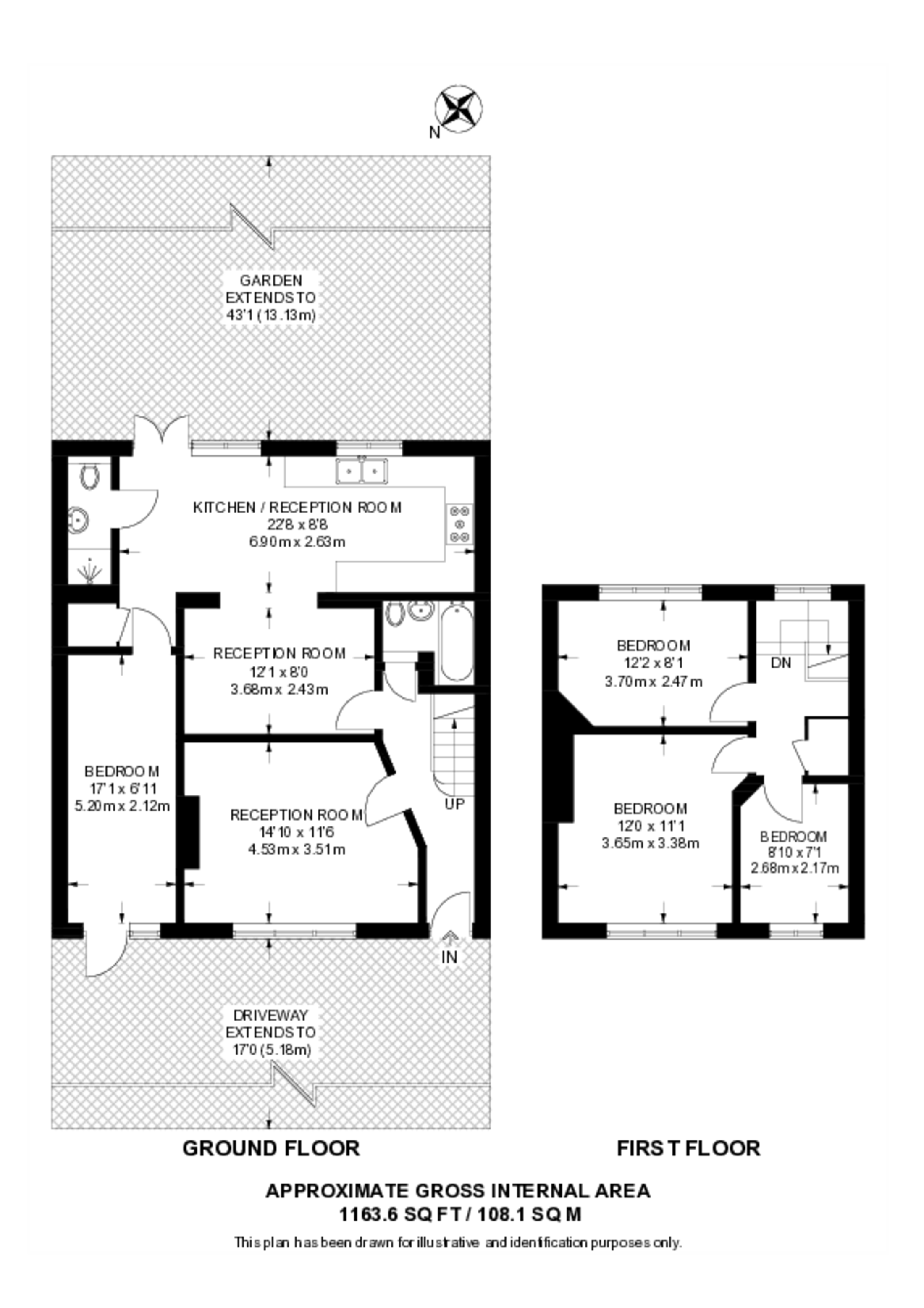 Westcroft Way, Cricklewood floorplan