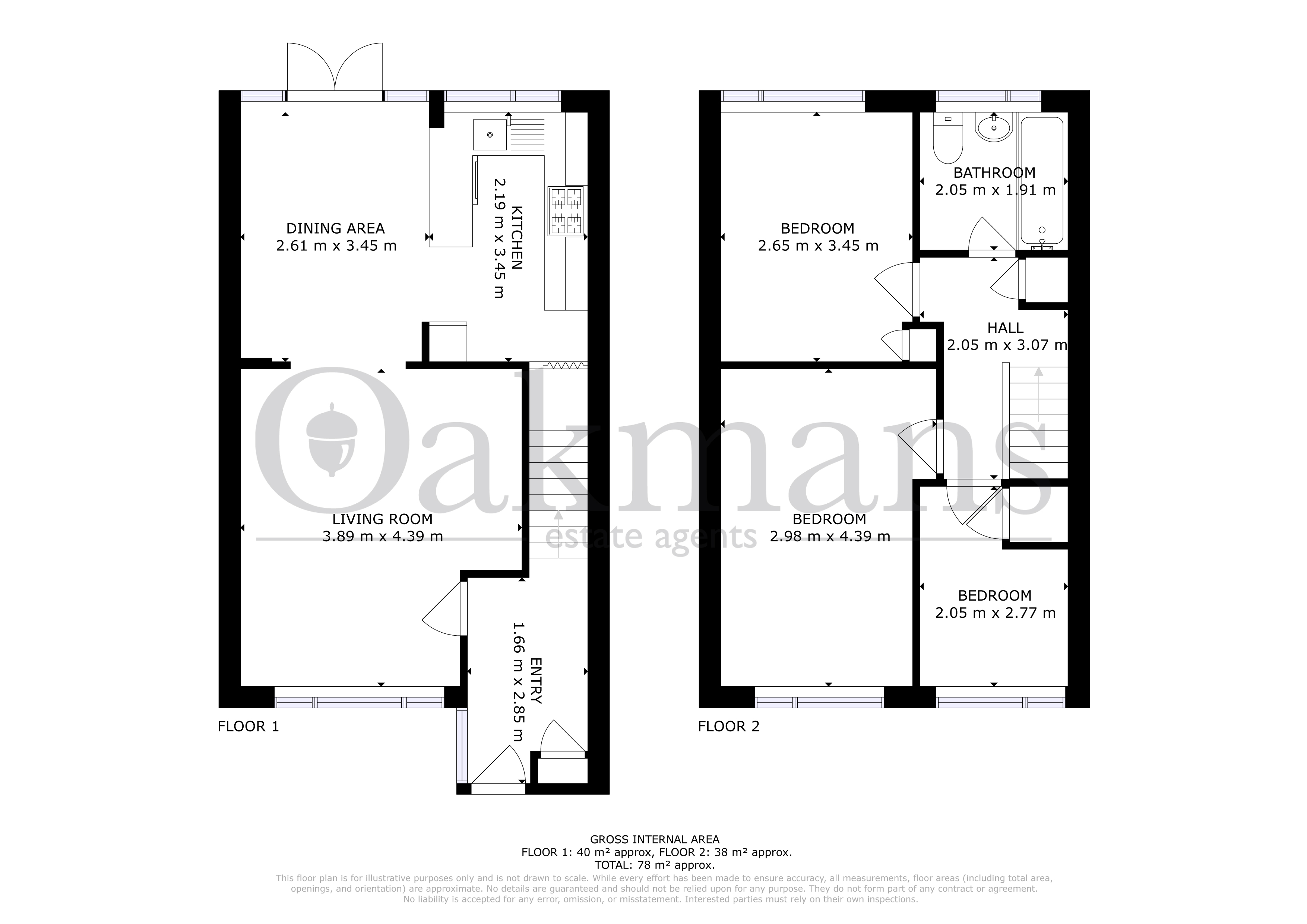 91, ORWELL DRIVE, BIRMINGHAM floorplan