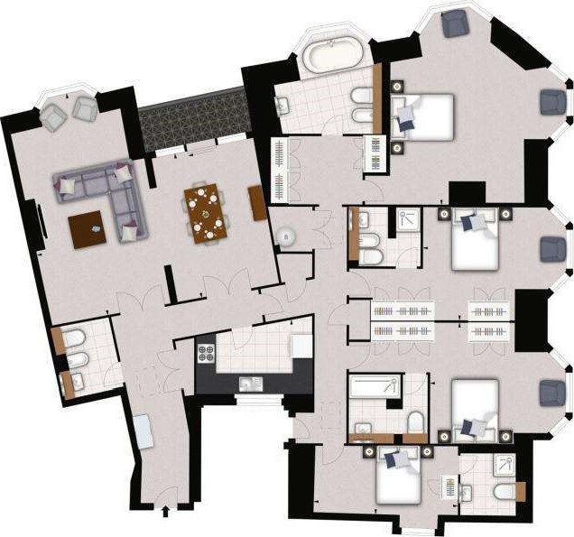 Strathmore Court, Park Road, London NW8, London floorplan
