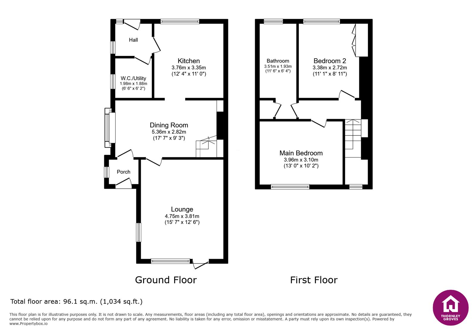 2 Forest Cottages,, Willington Road, Tarporley floorplan