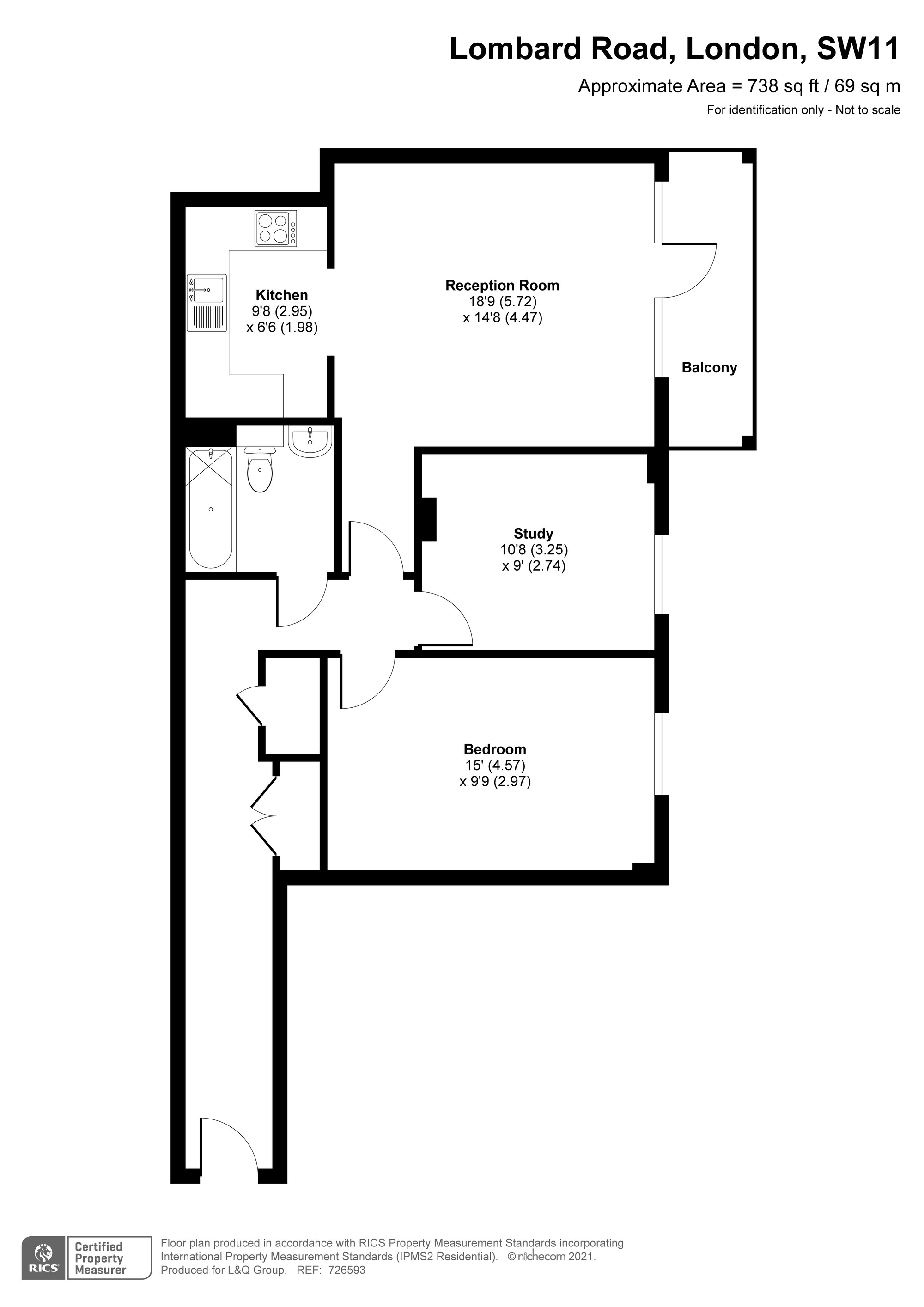 18 Lombard Road, London floorplan