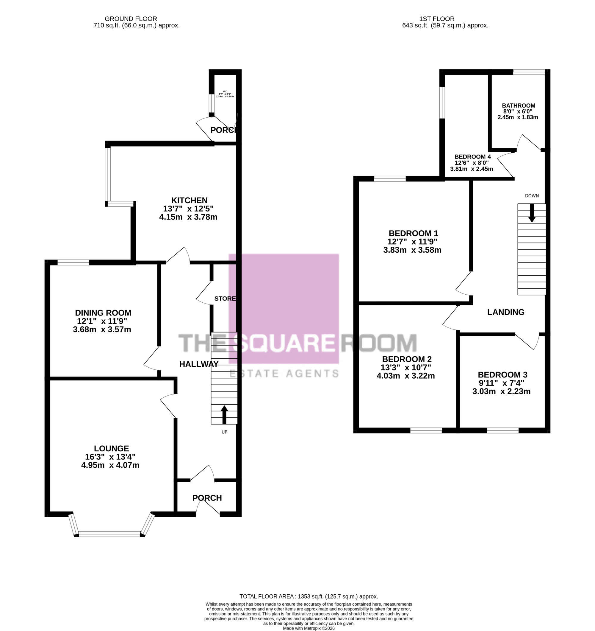 351, Lytham Road, South Shore floorplan