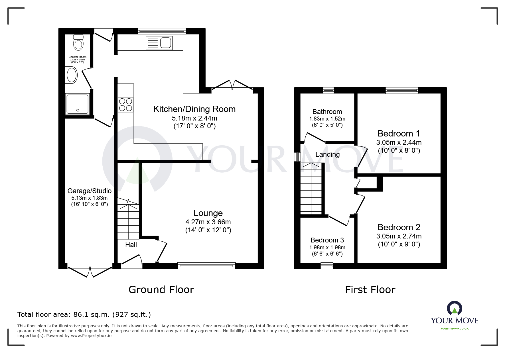 40, Longhill Rise, Nottingham floorplan
