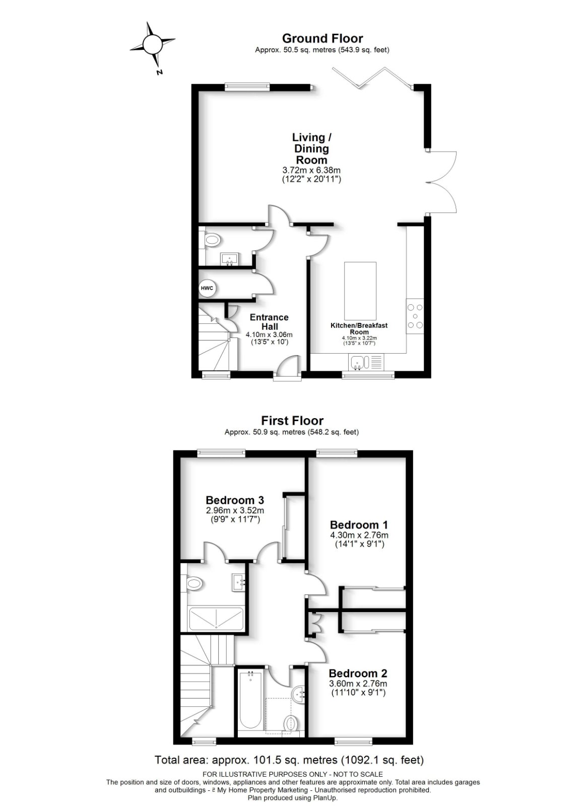 The Laurels, 1A, South Road, Buckinghamshire floorplan