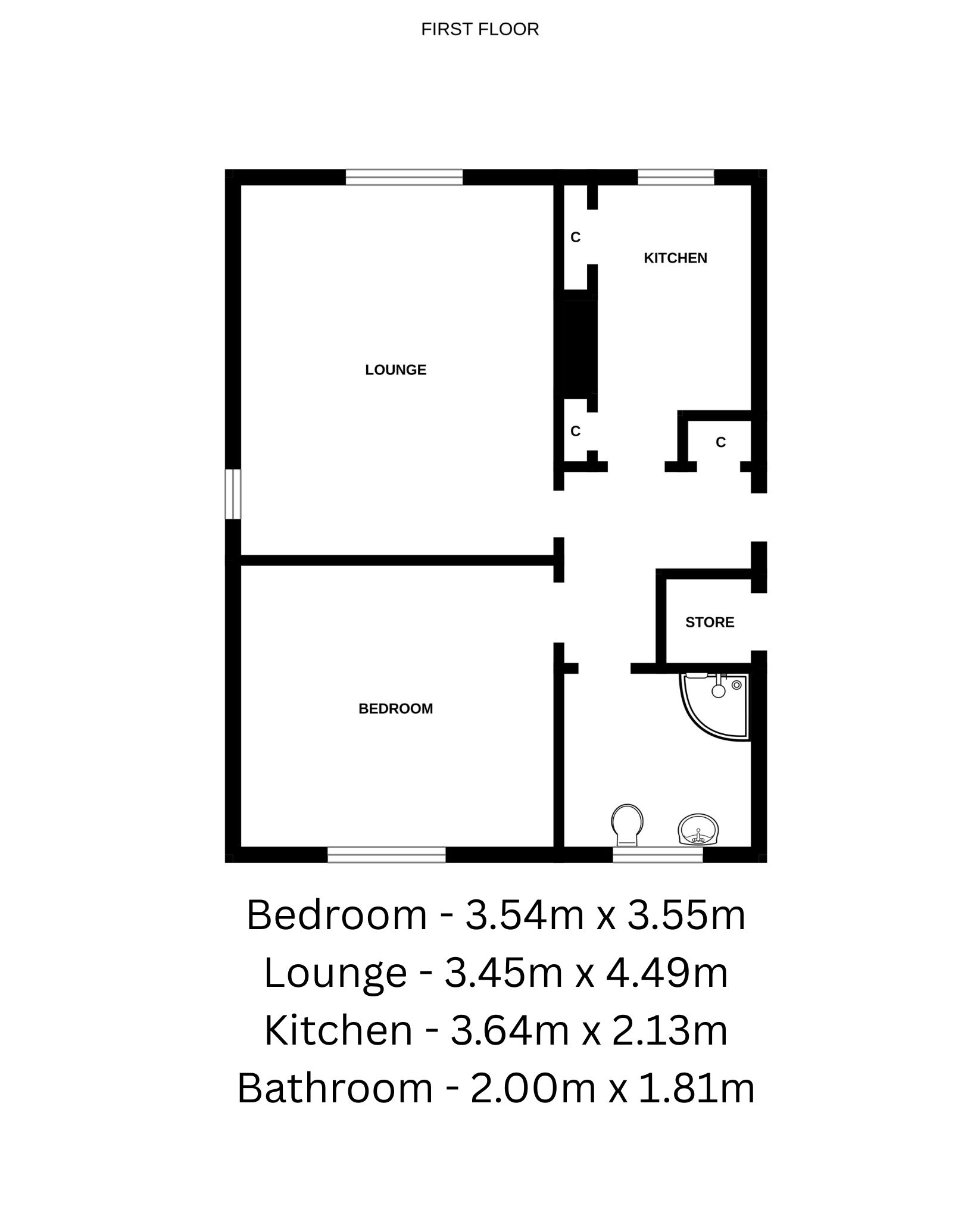 49, Greendykes Road, Dundee floorplan