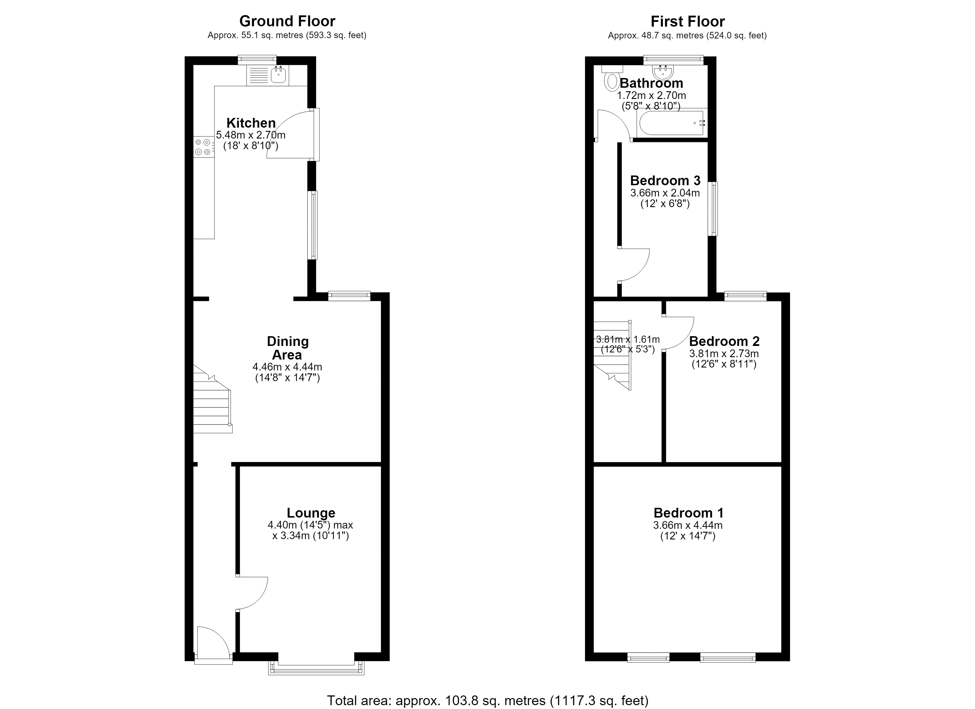 451, Canterbury Street, Gillingham floorplan