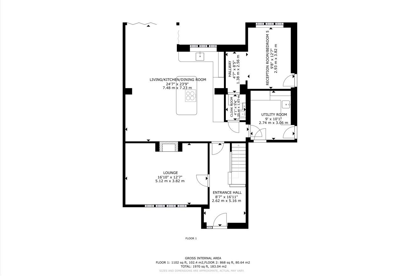 4, Whitman Close, Stamford floorplan