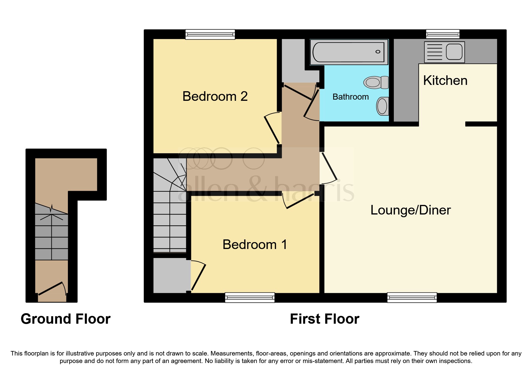 Elizabeth Crescent, Stoke Gifford, Bristol BS34, 2 bedroom flat for