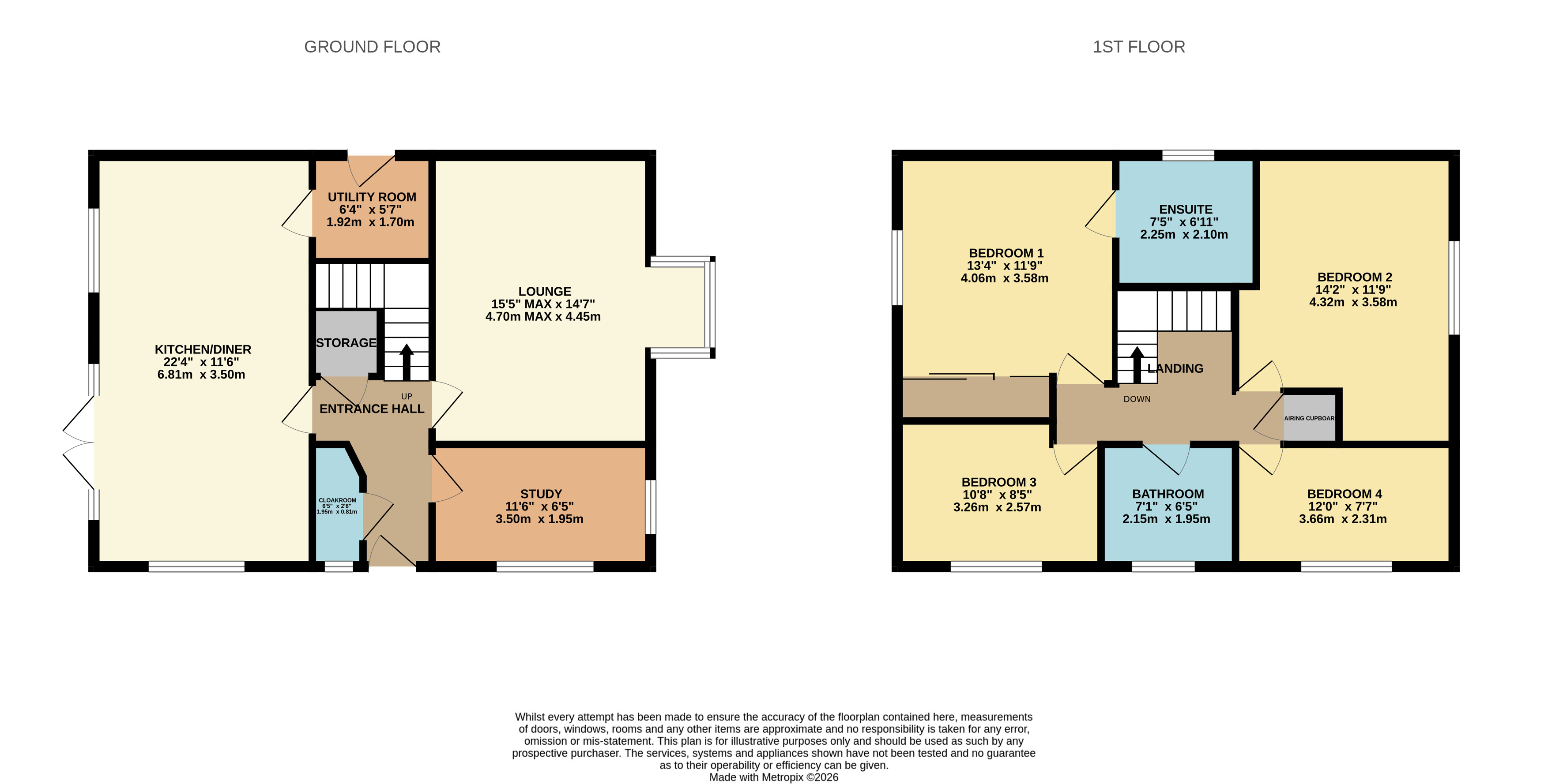 47, Skye Gardens, Dunstable floorplan