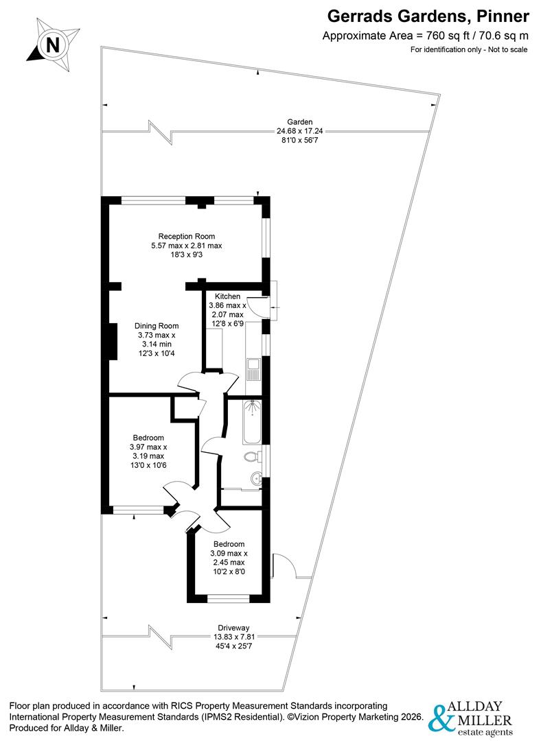 15, Gerrard Gardens, Pinner floorplan