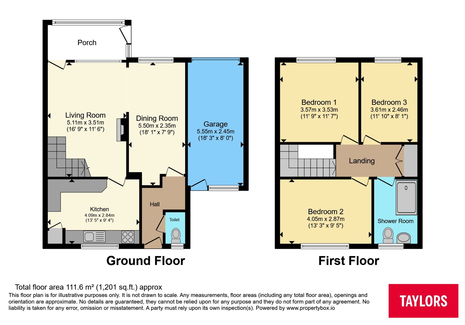 3, White Horse Close, Bedfordshire floorplan