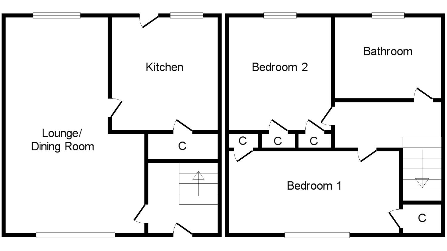 2 Bedrooms Terraced house for sale in Muirfield Drive, Glenrothes, Fife KY6