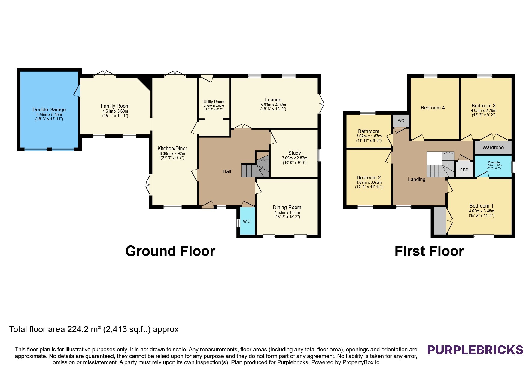 Hurn Bank, Spalding floorplan