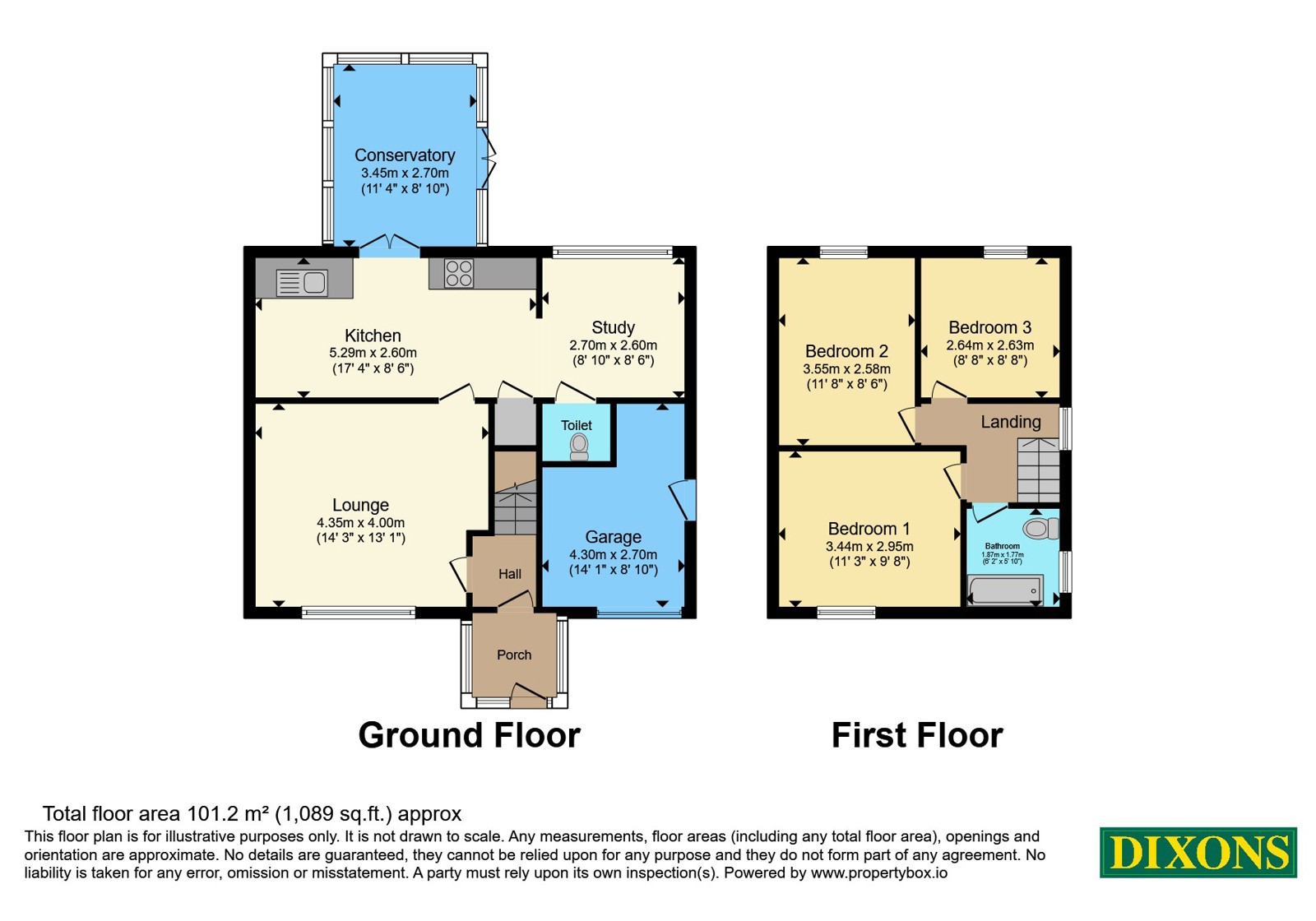128, Curborough Road, Staffordshire floorplan