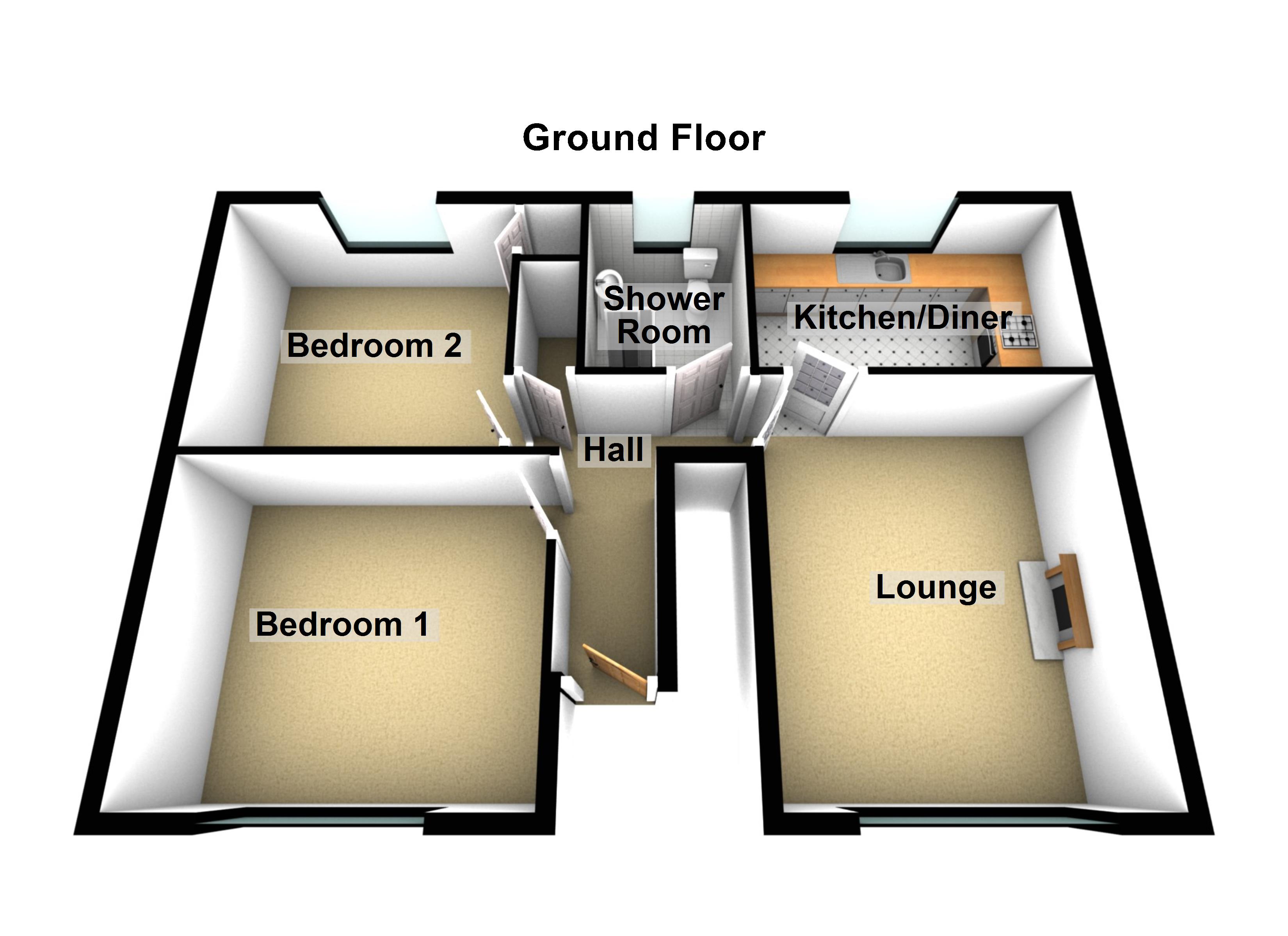40, Queens Road, Crieff floorplan