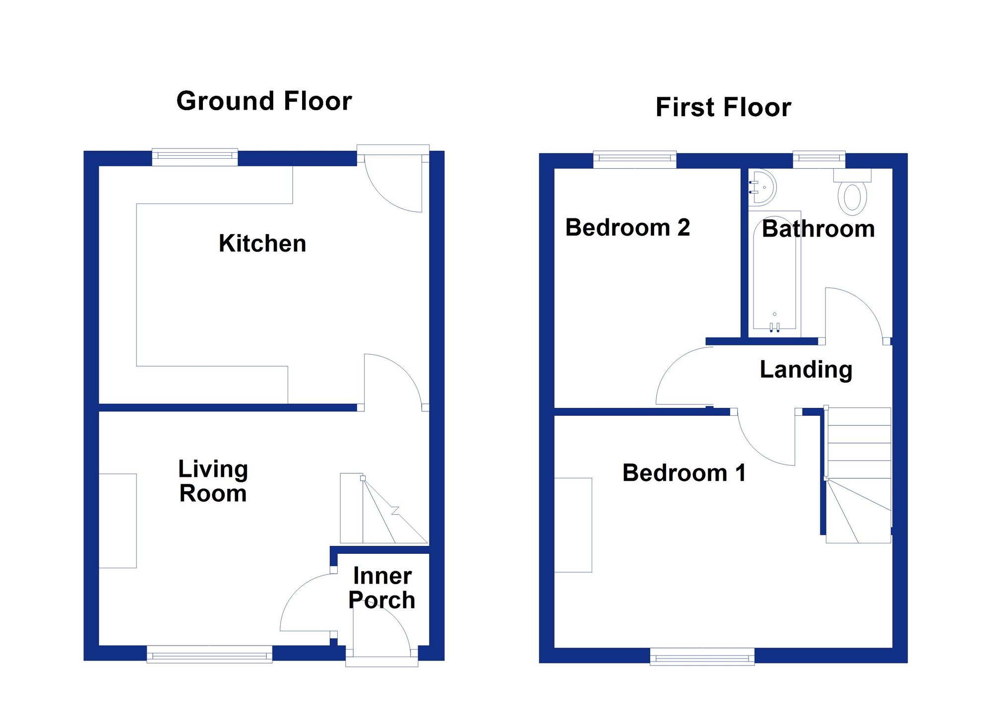 11 Hannah Street, Bacup floorplan