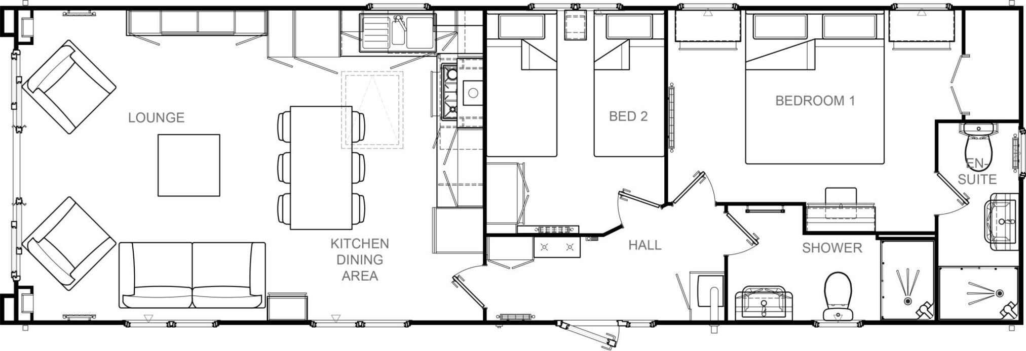9 Regency Circle, Aberconwy Resort and Spa, Conwy floorplan